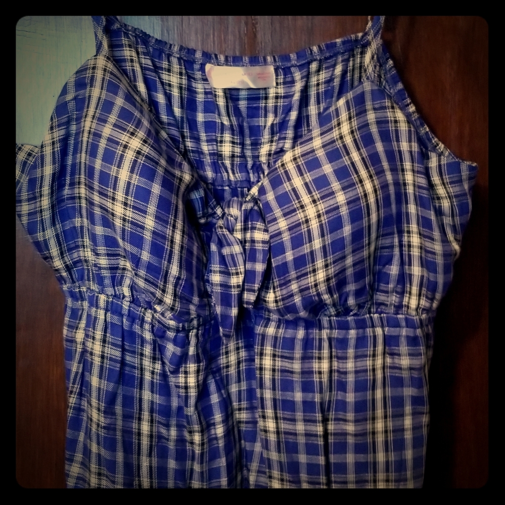 Plaid Tank Top